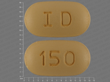 ID 150: (47781-103) Ibandronate Sodium 150 mg Oral Tablet by Alvogen Inc.
