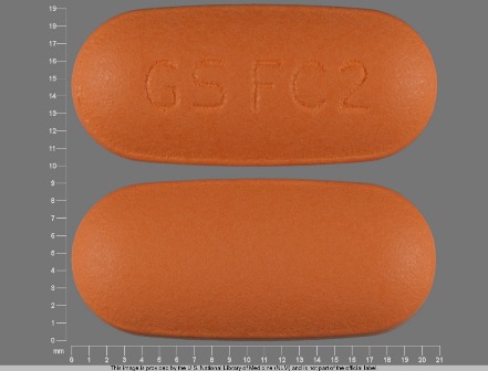 GS FC2: (49702-206) Epzicom (Abacavir 600 mg) by Remedyrepack Inc.
