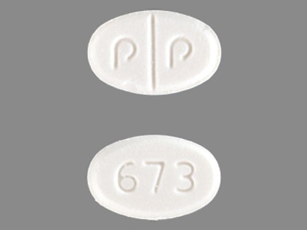 P P 673: (49884-673) Cabergoline .5 mg Oral Tablet by A-s Medication Solutions