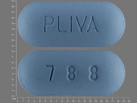 PLIVA 788: (50090-0960) Azithromycin 500 mg Oral Tablet, Film Coated by A-s Medication Solutions