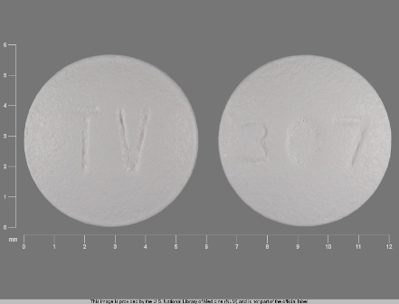 PA 307: (50111-307) Hydroxyzine Hydrochloride 10 mg Oral Tablet by Udl Laboratories, Inc.