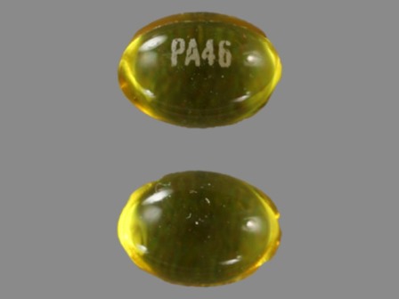 PA46 Yellow Oval Pill