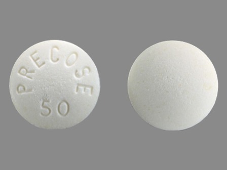 PRECOSE 50: (50419-861) Precose 50 mg Oral Tablet by Bayer Healthcare Pharmaceuticals Inc.