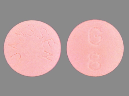 JANSSEN G 8: (50458-397) Razadyne 8 mg Oral Tablet by Janssen Pharmaceuticals, Inc.
