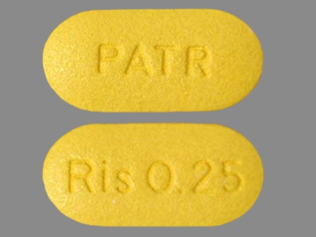 Ris 0 25 PATR: (50458-590) Risperidone 0.25 mg Oral Tablet by Janssen Pharmaceutical, Inc.