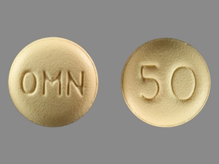 OMN 50: (50458-640) Topamax 50 mg Oral Tablet, Coated by Remedyrepack Inc.