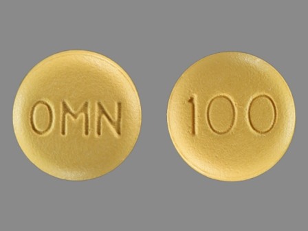 OMN 100: (50458-641) Topamax 100 mg Oral Tablet, Coated by Remedyrepack Inc.