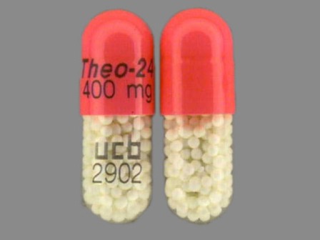 Theo 24 400 mg ucb 2902: (50474-400) Theo-24 400 mg Extended Release Capsule by Ucb, Inc.