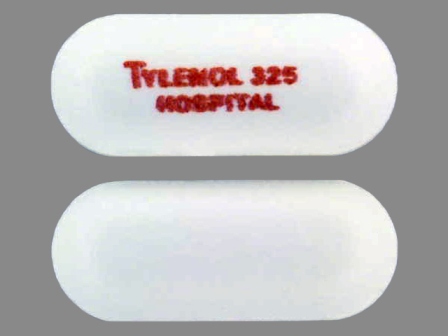 TYLENOL 325 HOSPITAL: (50580-501) Tylenol 325 mg Oral Tablet by Mcneil Consumer Healthcare Div. Mcneil-ppc, Inc