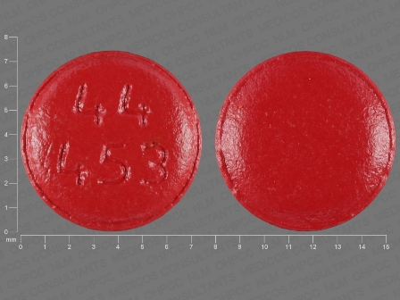44 453 Red Round Tablet