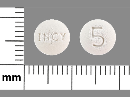 INCY 5: (50881-005) Jakafi 5 mg Oral Tablet by Incyte Corporation