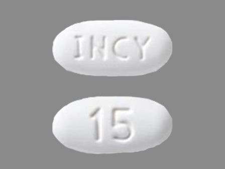 INCY 15: (50881-015) Jakafi 15 mg Oral Tablet by Incyte Corporation