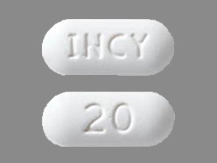 INCY 20: (50881-020) Jakafi 20 mg Oral Tablet by Incyte Corporation