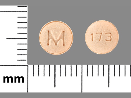 M 173: (51079-024) Metolazone 5 mg Oral Tablet by Udl Laboratories, Inc.