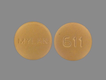 MYLAN 611: (51079-200) Methyldopa 250 mg Oral Tablet by Mylan Institutional Inc.
