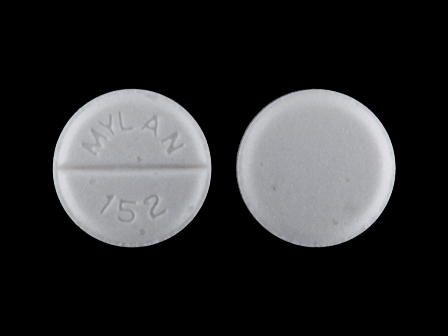 MYLAN 152: (51079-299) Clonidine Hydrochloride 100 Mcg Oral Tablet by Mylan Institutional Inc.