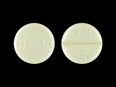 MYLAN TH 2: (51079-433) Hctz 50 mg / Triamterene 75 mg Oral Tablet by Udl Laboratories, Inc.