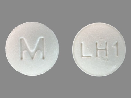 LH1 M: (51079-697) Hctz 12.5 mg / Lisinopril 10 mg Oral Tablet by Udl Laboratories, Inc.