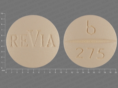 REVIA b 275: (51285-275) Revia 50 mg Oral Tablet by Teva Women's Health, Inc.