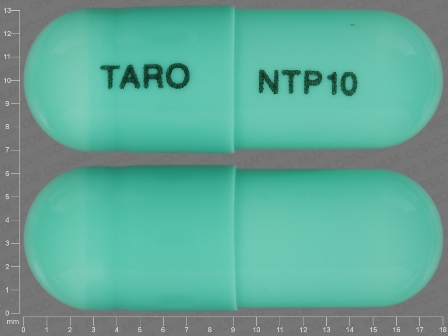 TARO NTP10: (51672-4001) Nortriptyline (As Nortriptyline Hydrochloride) 10 mg Oral Capsule by Taro Pharmaceuticals U.S.a., Inc.