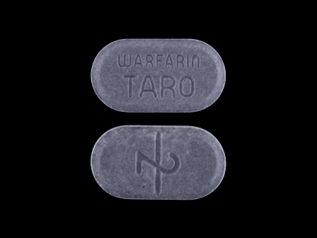 2 WARFARIN TARO: (51672-4028) Warfarin Sodium 2 mg Oral Tablet by Taro Pharmaceuticals U.S.a., Inc.