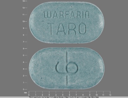 6 WARFARIN TARO: (51672-4033) Warfarin Sodium 6 mg Oral Tablet by Taro Pharmaceuticals U.S.a., Inc.