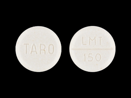 TARO LMT 150: (51672-4132) Lamotrigine 150 mg Oral Tablet by Taro Pharmaceuticals U.S.a., Inc.