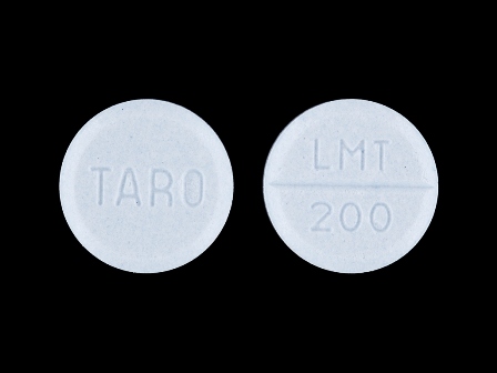 TARO LMT 200: (51672-4133) Lamotrigine 200 mg Oral Tablet by Remedyrepack Inc.