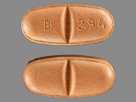 B294: (51991-294) Oxcarbazepine 600 mg Oral Tablet, Film Coated by Jubilant Cadista Pharmaceuticals, Inc.