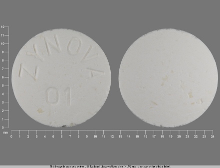 ZYNOVA 01: (51991-738) Neomycin Sulfate 500 mg Oral Tablet by Eci Pharmaceuticals, LLC