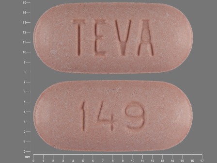 TEVA 149: (52125-794) Naproxen 500 mg/1 Oral Tablet by Remedyrepack Inc.