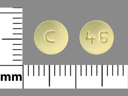 C 46: (52343-039) Olanzapine 5 mg Oral Tablet by Mylan Institutional Inc.
