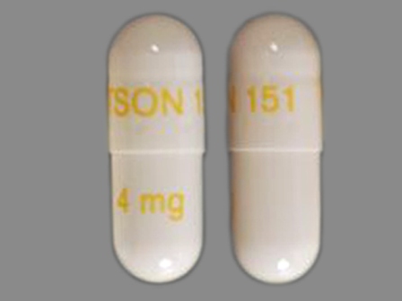 WATSON 151 4 mg: (52544-151) Rapaflo 4 mg Oral Capsule by Watson Pharma, Inc.