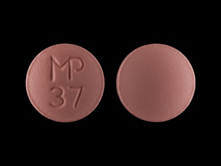 MP 37: (53489-120) Doxycycline (As Doxycycline Hyclate) 100 mg Oral Tablet by Mutual Pharmaceutical Company, Inc.