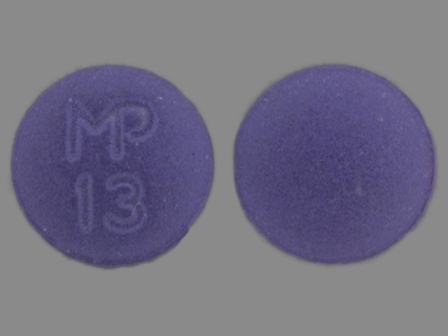 MP 13: (53489-128) Hydroxyzine Hydrochloride 50 mg Oral Tablet by Mutual Pharmaceutical Company, Inc.