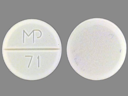 MP 71: (53489-156) Allopurinol 100 mg Oral Tablet by Aphena Pharma Solutions - Tennessee, LLC