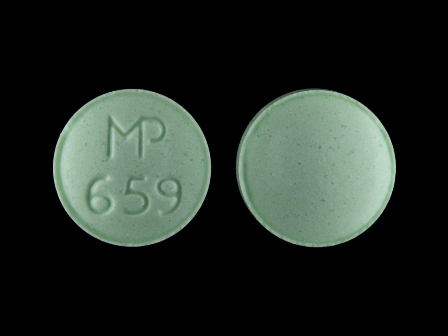 MP 659: (53489-217) Clonidine Hydrochloride 300 Mcg Oral Tablet by Mutual Pharmaceutical Company, Inc.