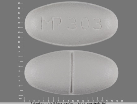 MP 303: (53489-329) Spironolactone 100 mg Oral Tablet, Film Coated by Bryant Ranch Prepack