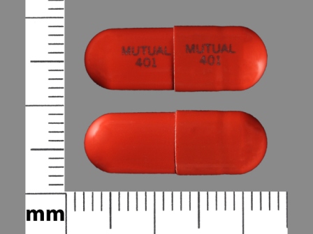 Mutual 401: (53489-376) Trimethobenzamide Hydrochloride 300 mg Oral Capsule by Mutual Pharmaceutical Company, Inc.