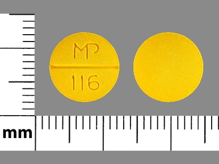 MP 116: (53489-479) Sulindac 200 mg Oral Tablet by Mutual Pharmaceutical Company, Inc.