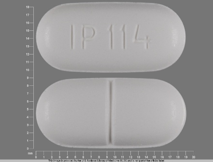 IP 114: (53746-114) Apap 650 mg / Hydrocodone Bitartrate 10 mg Oral Tablet by Amneal Pharmaceuticals