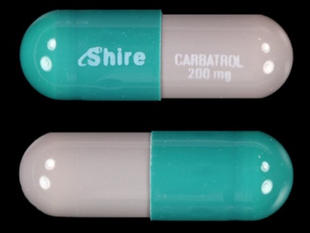 shire CARBATROL 200 mg: (54092-172) 12 Hr Carbatrol 200 mg Extended Release Capsule by Shire Us Manufacturing Inc.