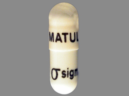 MATULANE sigma tau: (54482-053) Matulane 50 mg Oral Capsule by Sigma-tau Pharmaceuticals, Inc.