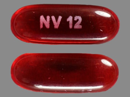 NV12: (54629-601) Docusate Sodium 250 mg Oral Capsule, Liquid Filled by Avpak