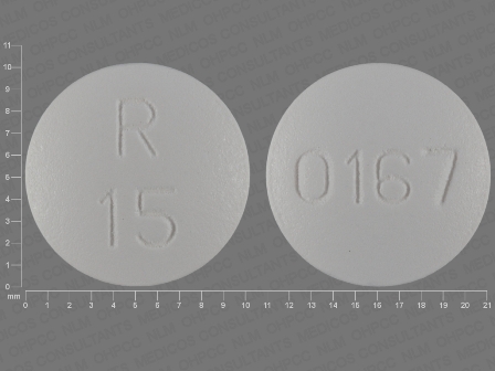 R15 0167: (55111-167) Olanzapine 15 mg Oral Tablet by Major Pharmaceuticals