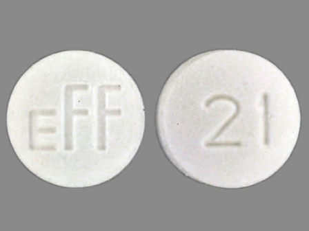 EFF 21: (55806-021) Methazolamide 25 mg Oral Tablet by Mikart, LLC
