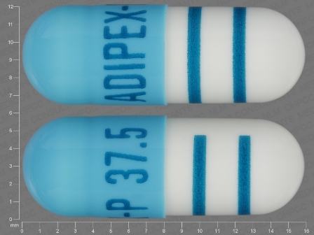 ADIPEX P 37 5: (57844-019) Adipex-p 37.5 mg Oral Capsule by Teva Select Brands