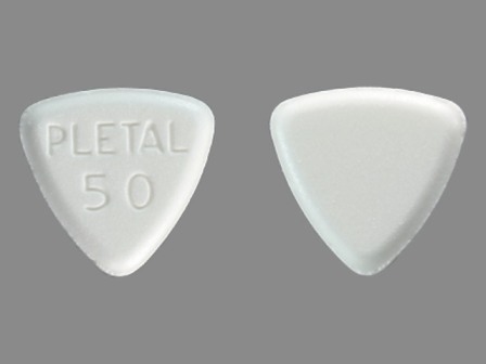 PLETAL 50: (59148-003) Pletal 50 mg Oral Tablet by Otsuka America Pharmaceutical, Inc.