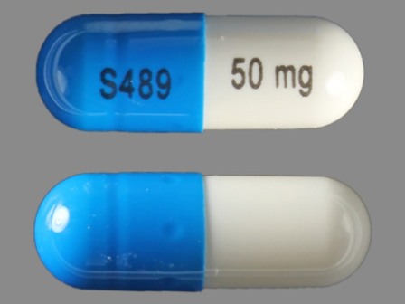 S489 50mg: (59417-105) Vyvanse 50 mg Oral Capsule by Shire LLC