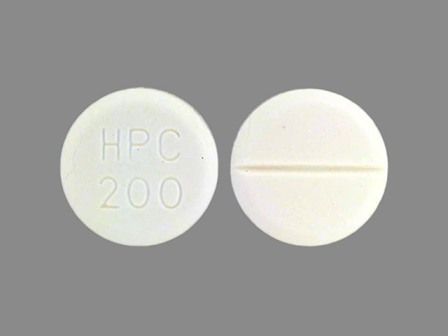 HPC 200: (59630-200) Robinul 1 mg Oral Tablet by Shionogi Inc.